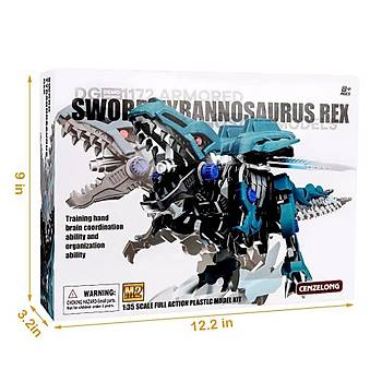 Pilli Mekanik Yryen Sk Tak Dinozor T-Rex