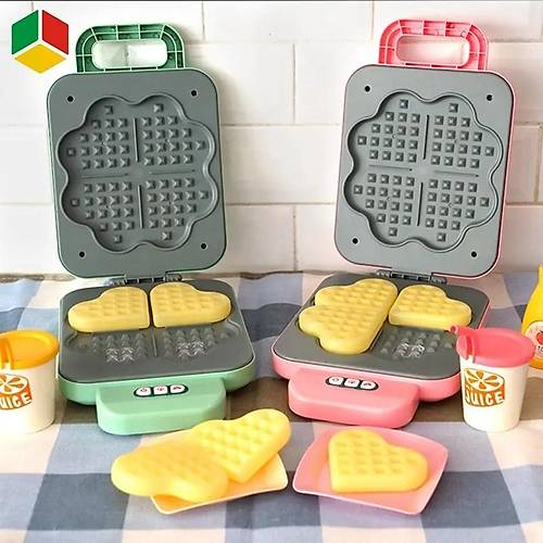 Renk Deitiren Waffle Makinas Ikl ve Sesli