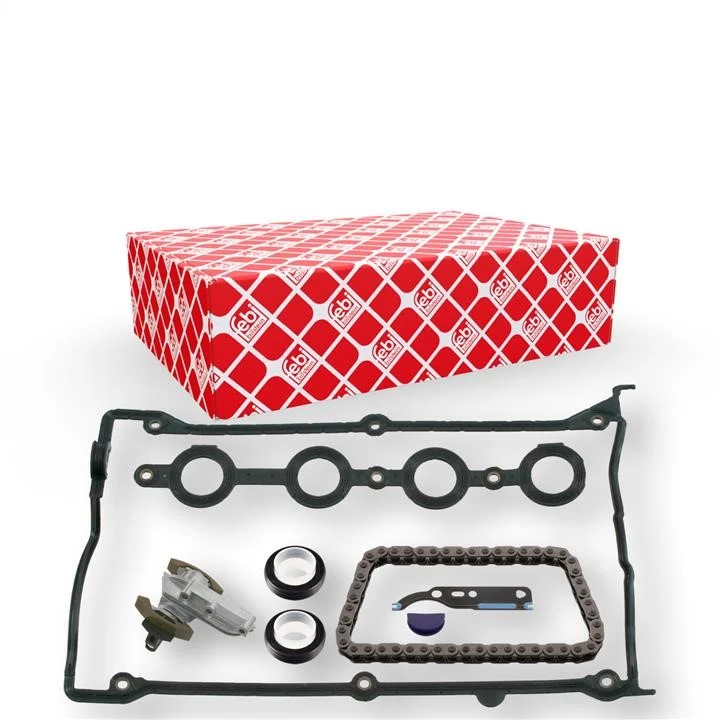 PASSAT 1998-2005 PASSAT MANUEL ZİNCİR GERGİSİ + ZİNCİRİ + CONTASI ÜST KAPAK CONTASI  1,8 AEB APU ANB MOTORLAR SWAG - FEBİ MARKA
