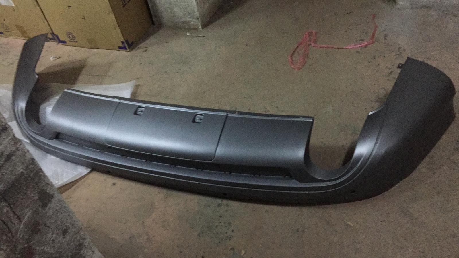AUDİ Q7 2010-2015 ARKA TAMPON ALT SPOİLERİ DİFÜZÖRÜ S LİNE TİP