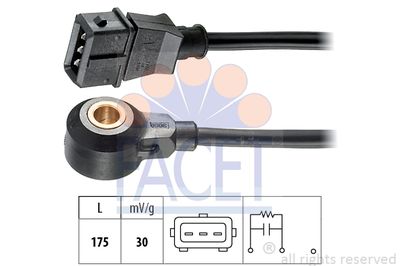 GOLF4 - BORA 1998-2005 VURUNTU SENSÖRÜ 1,6 AKL 1,8 AGN MOTORLAR FACET MARKA