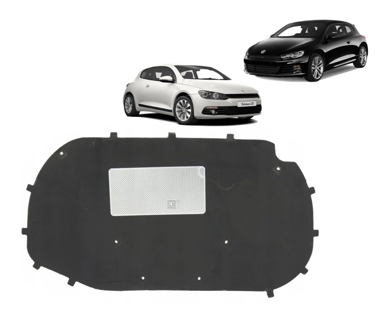 VOLKSWAGEN SCİROCCO 2008-2018 ÖN MOTOR KAPUT İZOLASYONU KLİPSLİ TAKIM