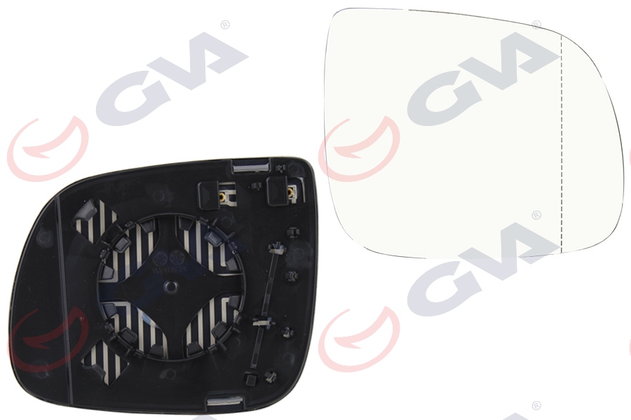 AUDİ Q7 2007-2015 SAĞ  AYNA CAMI ELEKTRİKLİ KÖR NOKTALI TİP (DAR TİP)