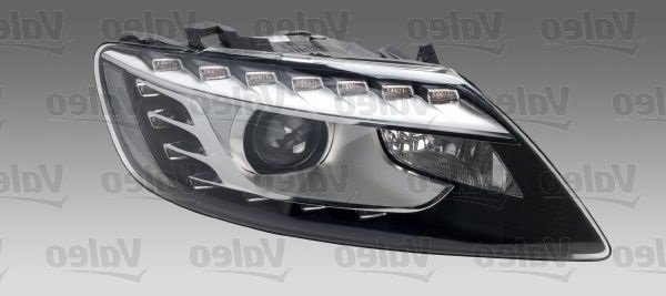 AUDİ Q7 2010-2015 FAR LAMBASI SOL LED XENON VİRAJ AYDINLATMALI + BEYİNLİ TAKIM