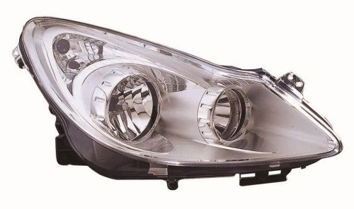 CORSA D 2007 - 2011 FAR LAMBASI BEYAZ  SAĞ DEPO MARKA