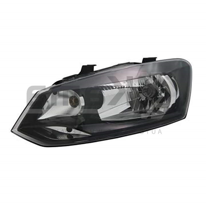 VOLKSWAGEN POLO 2011-2014 ÖN FAR SOL TARAF SİYAH TİP