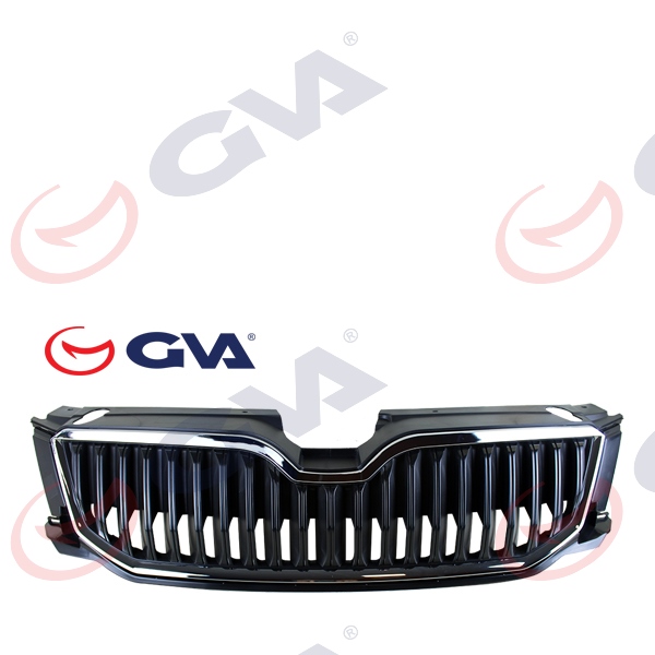 SKODA OCTAVİA 2013-2016 ÖN PANJUR + KROM CERCEVE TAKIM KOMPLE 