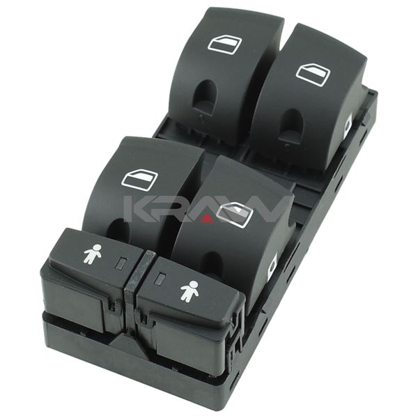 AUDİ A3 2005-2011 AUDİ A6 2005-2011 AUDİ Q7 2006-2015 SOL ÖN KAPI DÖRTLÜ CAM AÇMA DÜĞMESİ (Çocuk Kilitli Tip)