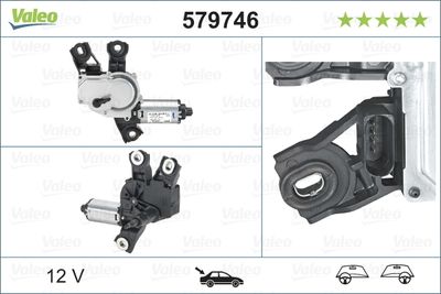 GOLF5 - PASSAT 2005-2009 ARKA SİLECEK MOTORU VALEO MARKA