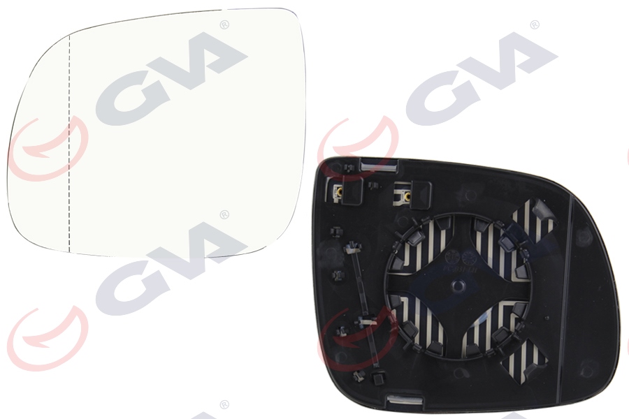 AUDİ Q7 2007-2015 SOL  AYNA CAMI ELEKTRİKLİ KÖR NOKTALI TİP (DAR TİP)