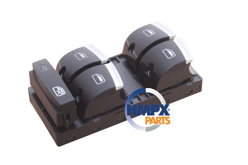 AUDİ A3 2009-2013 AUDİ  AUDİ Q7 2011-2015 SOL ÖN KAPI DÖRTLÜ CAM AÇMA DÜĞMESİ KROMLU TİP