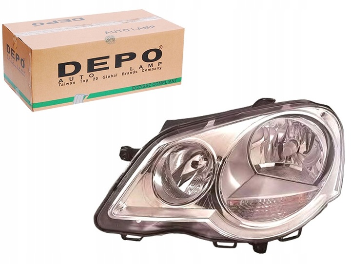 VOLKSWAGEN POLO 2005-2009 ÖN FAR LAMBASI SOL DEPO MARKA