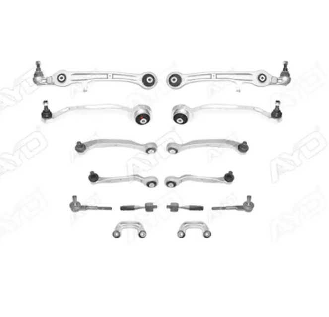 AUDİ A6 2005-2011 ÖN TAKIM SALİNCAK SETİ KOMPLE 14 PARÇA  AYD  MARKA