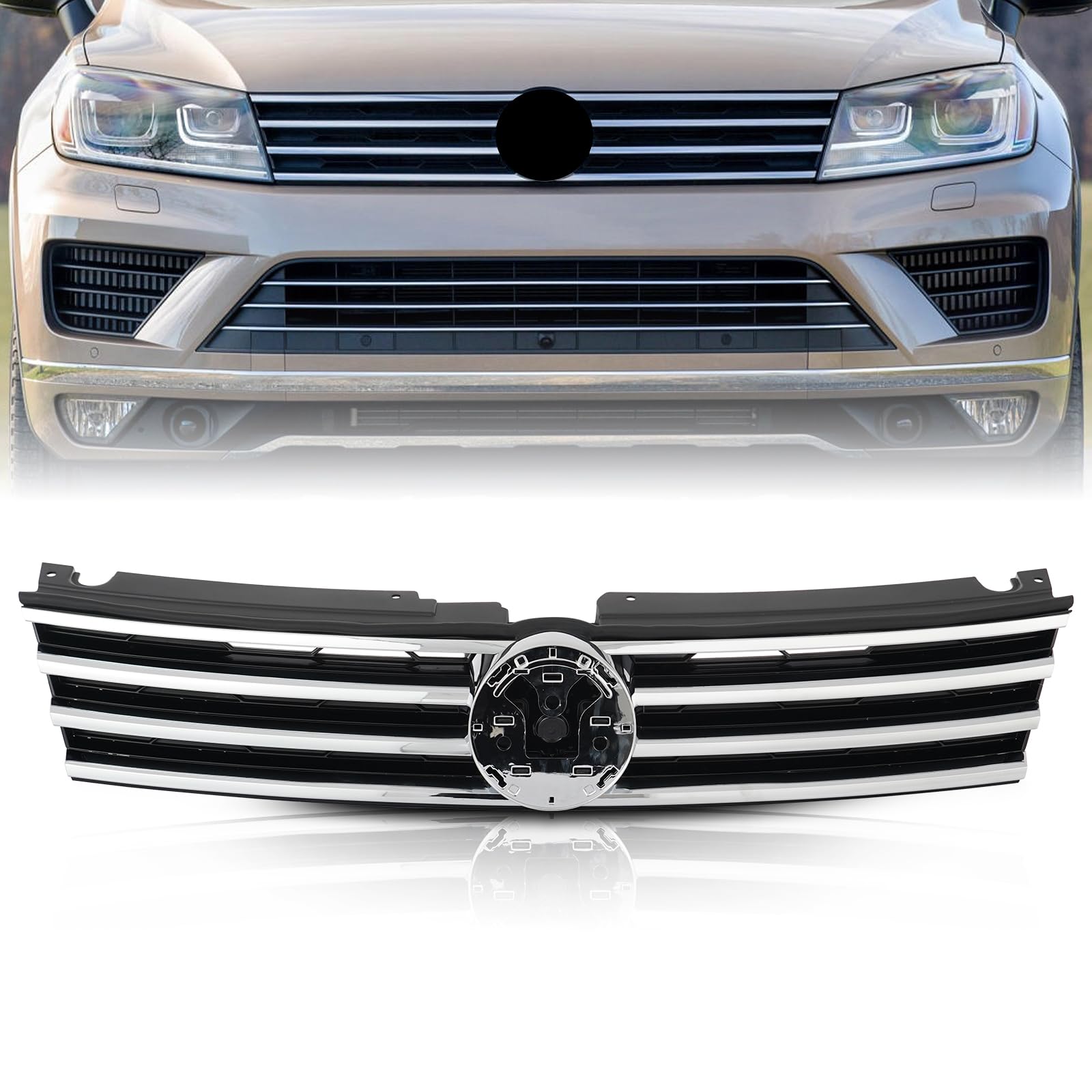 VOLKSWAGEN TOUAREG 2015-2018 ÖN PANJUR KROMLU