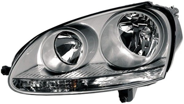 VW GOLF5 - JETTA 2005-2010 FAR LAMBASI SOL TARAF ORJİNAL HELLA MARKA (KROM TİP)