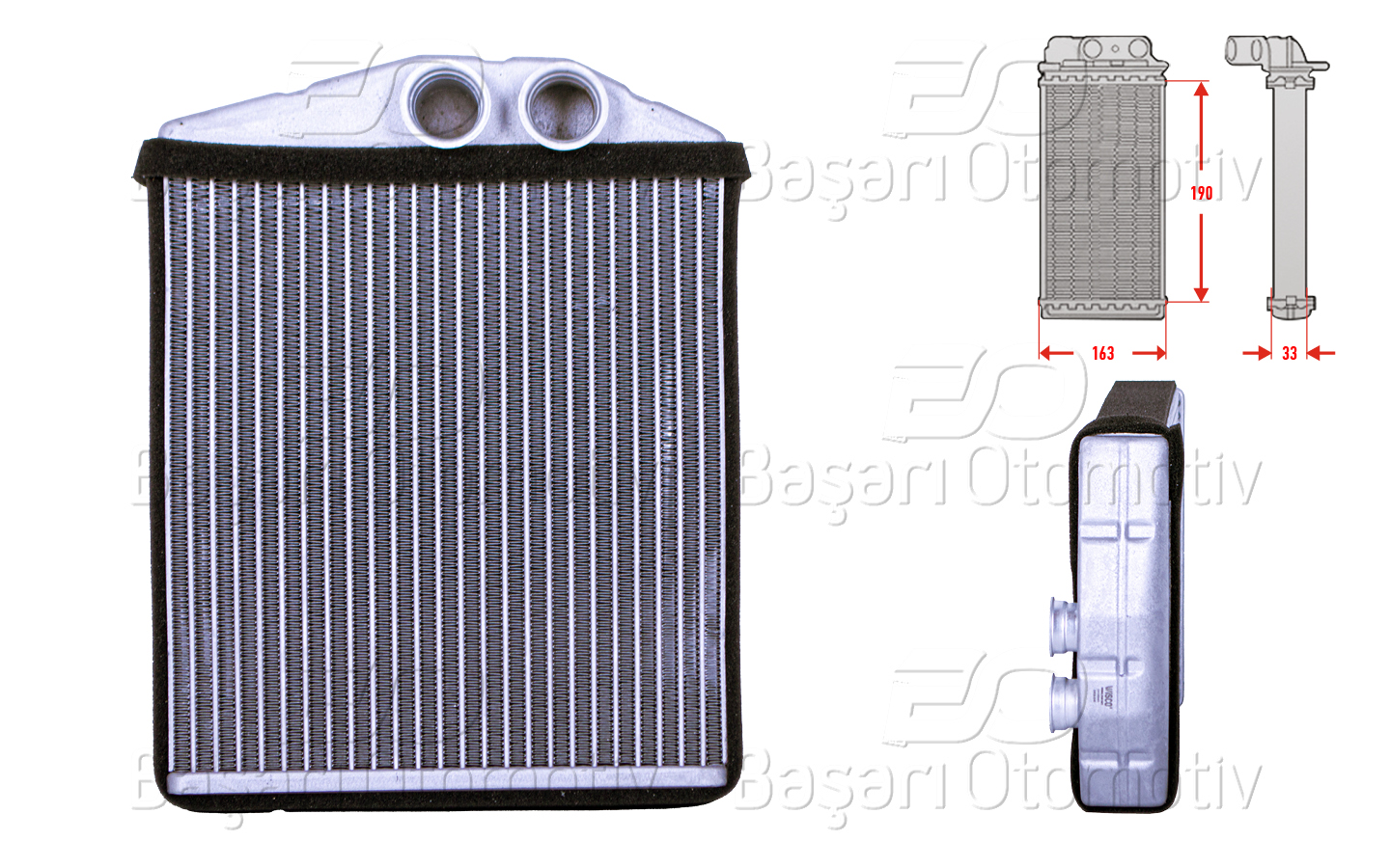 VECTRA C 2002 - 2008 KALORİFER RADYATÖRÜ WİSCO MARKA