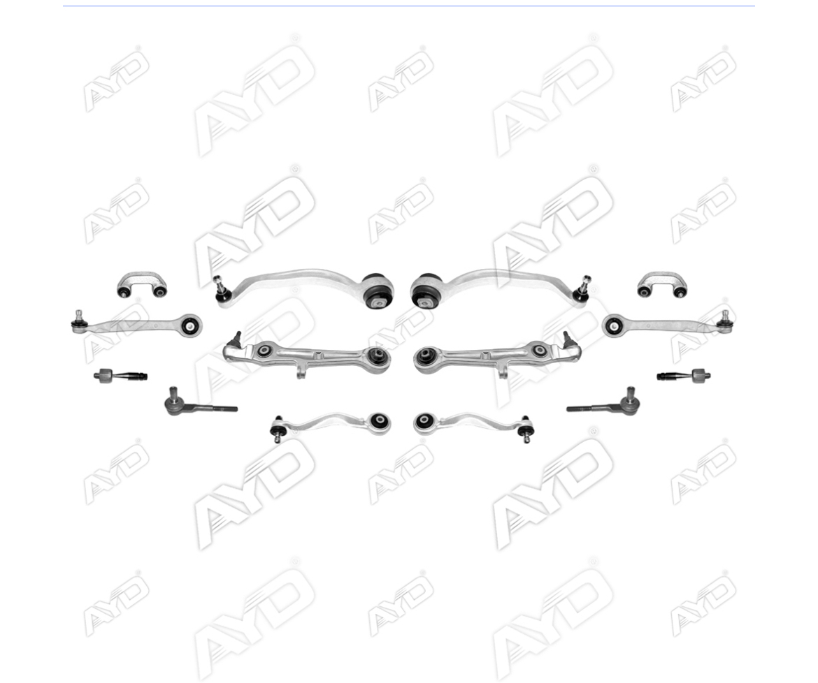 AUDİ A4 2001-2008 ÖN SALINCAK SETİ KOMPLE 14 PARÇA  AYD MARKA