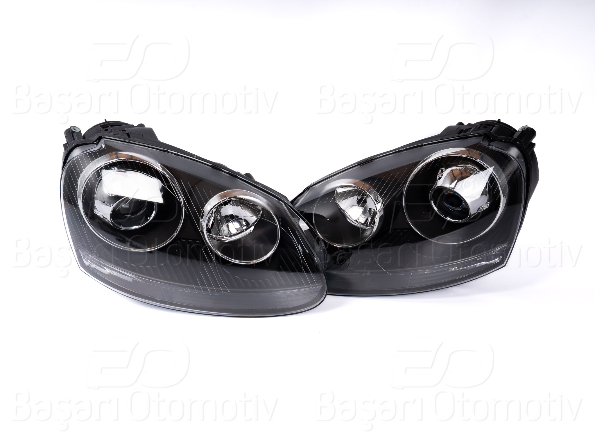 VOLKSWAGEN GOLF 5 - JETTA 2005-2009 FAR SETI SOL SAG MERCEKLI SIYAH TAK CALISTIR