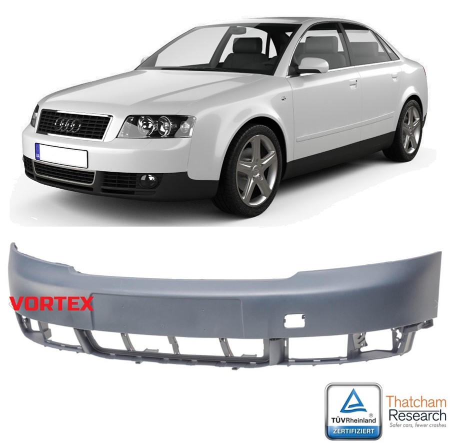 AUDİ A4 2001-2005 ÖN TAMPON FAR YIKAMASIZ PARKSENSÖRSÜZ DÜZ TİP