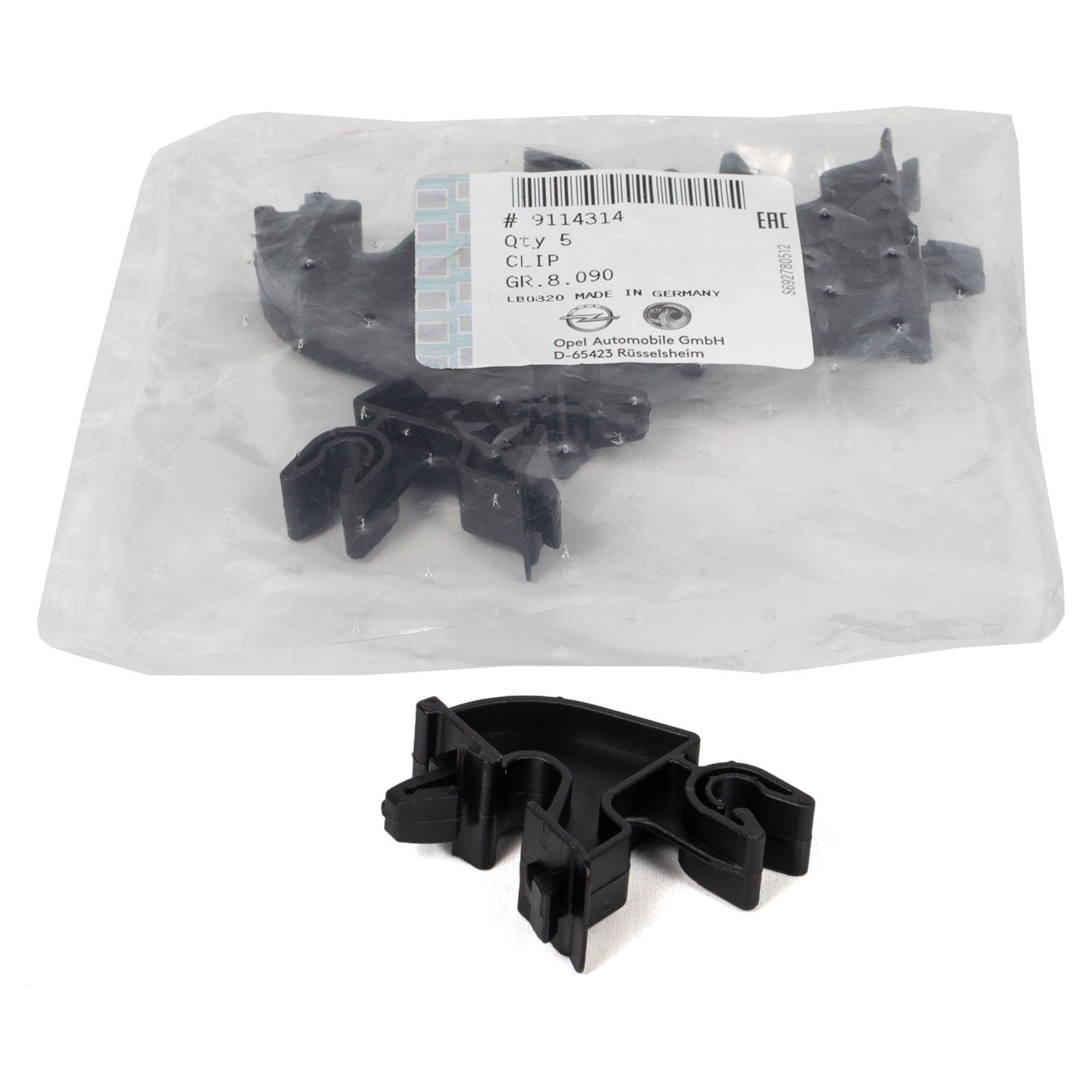 OPEL CORSA C - COMBO C  2002-2012 MOTOR KAPUT ÇUBUĞU SABİTLEME KLİPSİ (ORJİNAL GM ÜRÜN)