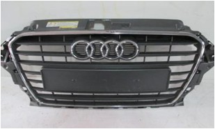 AUDİ A3 HATCHBAK  2012-2016 ÖN PANJUR KROM CERCEVE KOYU GRI KROMLU (Armasız)