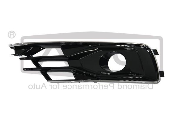 AUDİ A6 2015-2018 ÖN TAMPON IZGARASI SİSSİZ TİP SOL TARAF (Ortası Delikli)