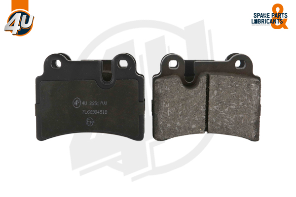 VOLKSWAGEN TOUAREG 2003-2010 ARKA FREN BALATASI TAKIM 4U MARKA FİŞSİZ