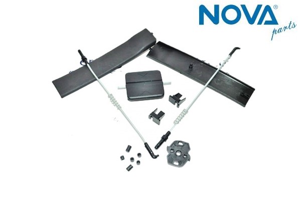 TRANSPORTER T5 T6 2005-2016 SÜRGÜLÜ CAM MANDALININ KOMPLE SETİ