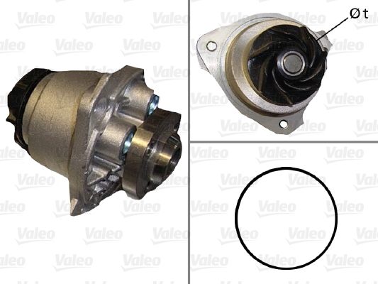 Vw Bora Golf4 1998-2005 Passat 1998-2005 Devirdaim (Su Pompası) 2,3 v5 Motorlar VALEO Marka