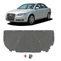 AUD� A4 2005-2008 �N MOTOR KAPUT �ZOLASYONU KL�PSLER� �LE B�R