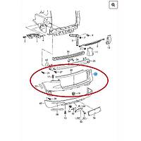 VOLKSWAGEN TOUAREG 2003-2010 ARKA TAMPON SENSRL TP ASTARLI