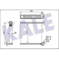 VOLKSWAGEN GOLF 7 2013>> KALOR�FER RADYAT�R� KALE MARKA