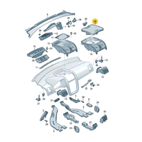 VOLKSWAGEN GOLF 5 - JETTA 2005-2009 TORB�DO �ST� KORUYUCU KAPAK ORJ�NAL OEM MARKA