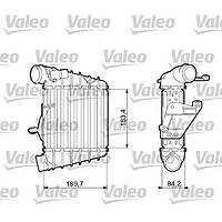 SEAT CORDOBA - BZA 2002-2008 TURBO NTERCOOLUR RADYATR 1,4TD 1,9TD MOTORLAR ORJNAL VALEO MARKA