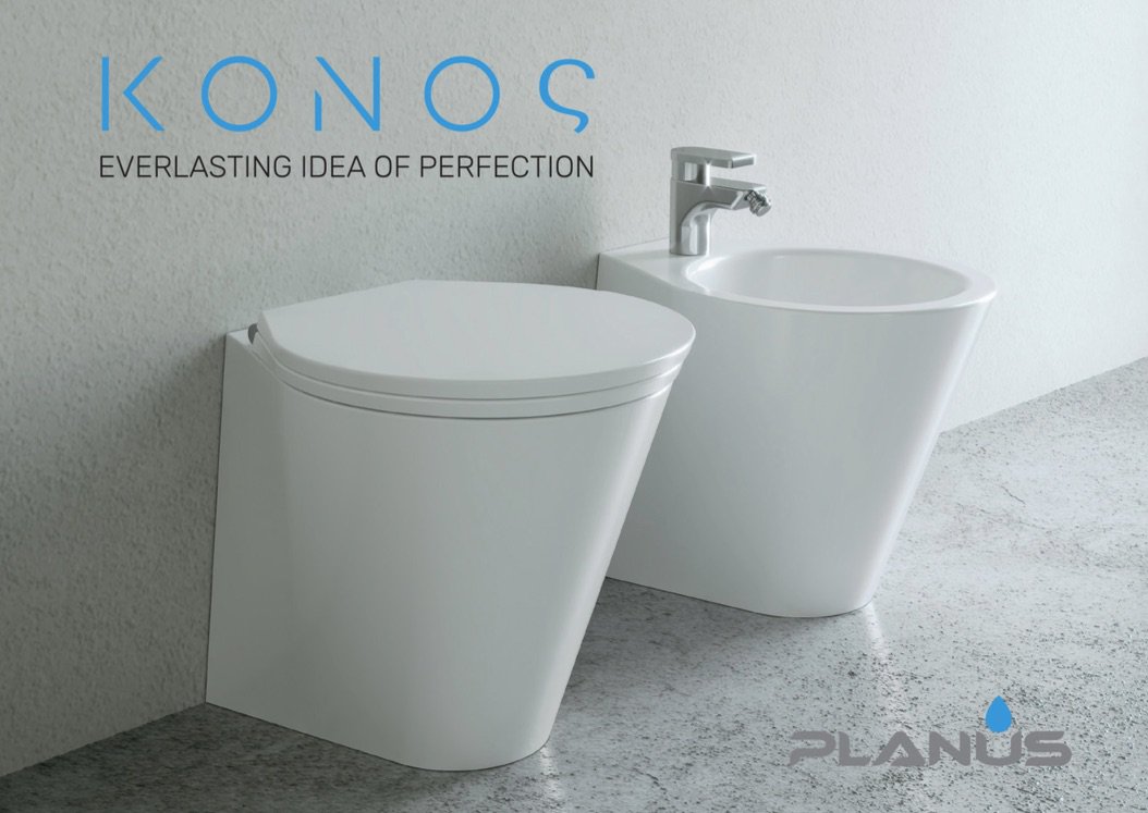PLANUS KONOS 24V BEYAZ TAŞ TUVALET