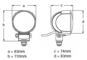 Hella Marine Module 70 Güverte aydınlatma lambası