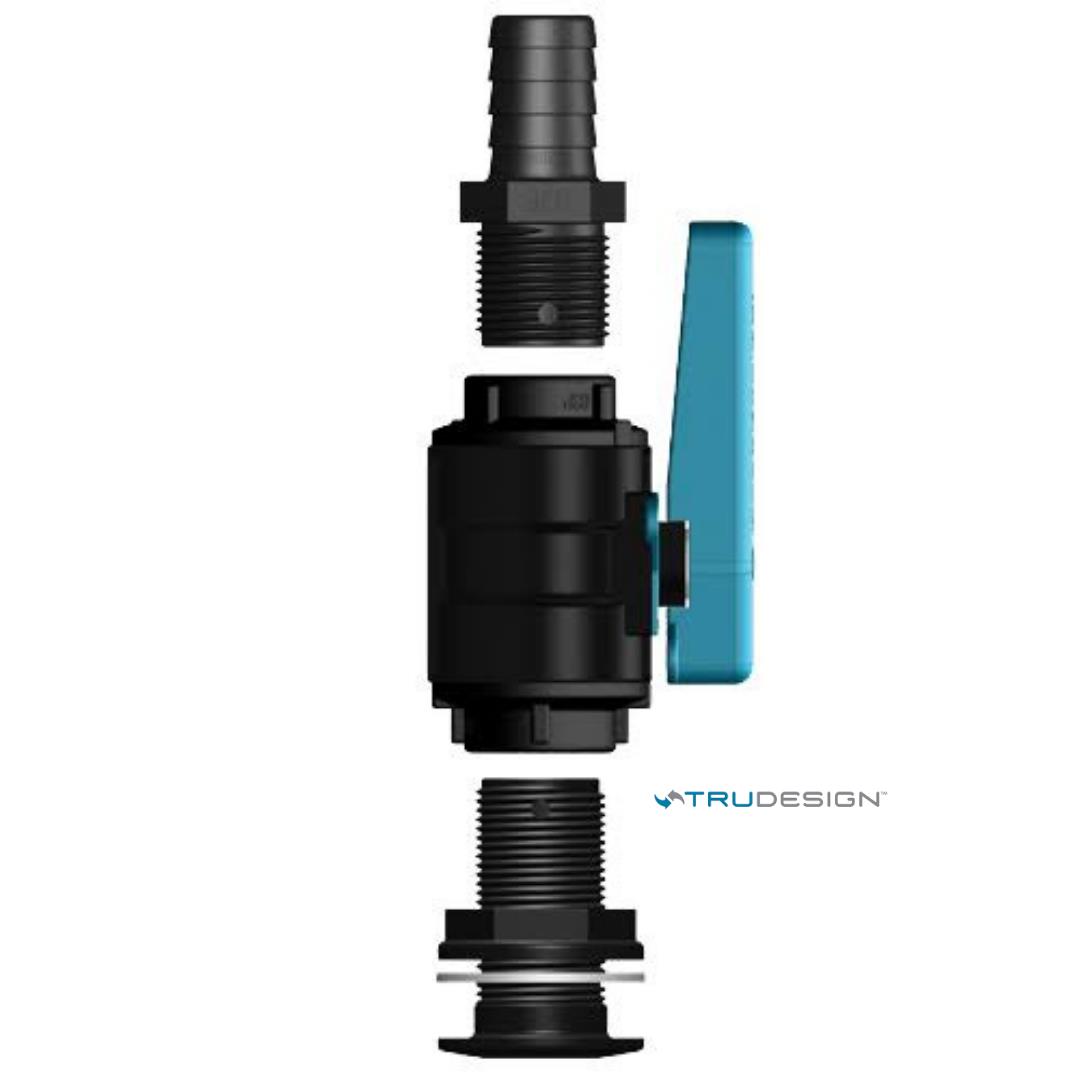 Tru Design Küresel Vana 2 İnch Bağlantı Seti