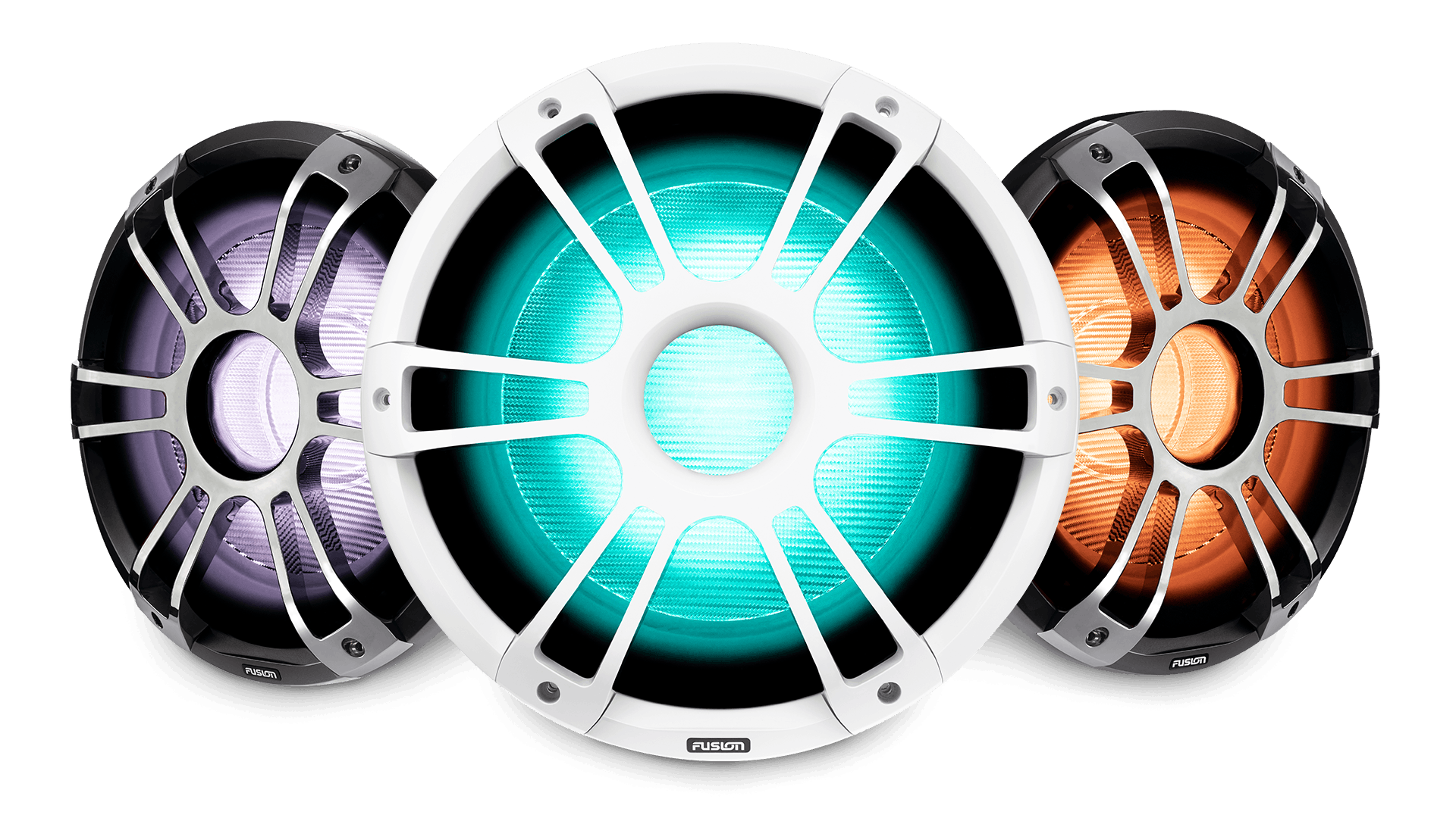 Fusion 12inç Subwoofer Ledli 1400W Sport Krom