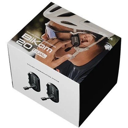 BiKom 20, Outdoor Mesh Communication system Dual Pack, Black