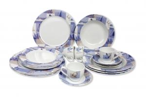 Topoplastic Newport serisi melamin 20 Parça Set