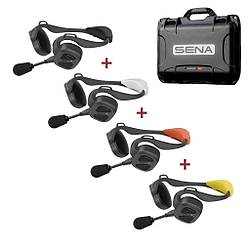 NAUTITALK Bosun, YACHTING HEADSETS, Quad Pack with Charging Case