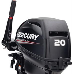 Mercury 20 HP Drt Zamanl Deniz Motoru Uzun aft Marl Direksiyonlu Elkt.Hid.Tilt