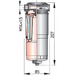 Vetus WS180 su ayrc/yakt filtresi