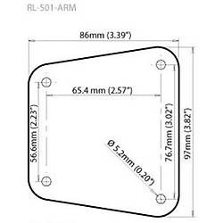 Scanstrut RL-501-ARM Rokk Montaj Plakas