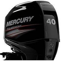 Mercury 40 HP Drt Zamanl Deniz Motoru Uzun aft Marl Trimli
