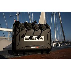 NAUTITALK Bosun, YACHTING HEADSETS, Quad Pack with Charging Case