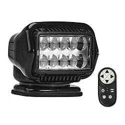 Golight Stryker ST Ledli Kablosuz Projektr, 12V, Siyah