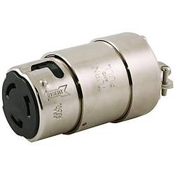 Hubbell 220V paslanmaz elik marin fi