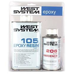 West Epoxy System 105-206 Paket 1.2 Kg