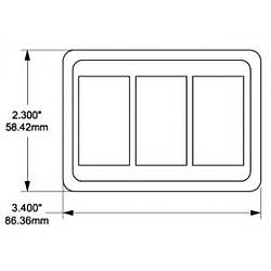 Contura Switch Montaj Paneli - 3 l